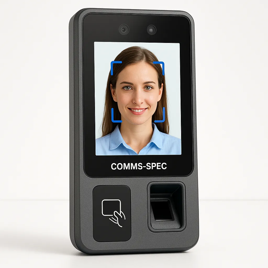 Devices that use fingerprint, facial recognition, or iris scanning to grant entry — ensuring only authorized personnel can access restricted areas.