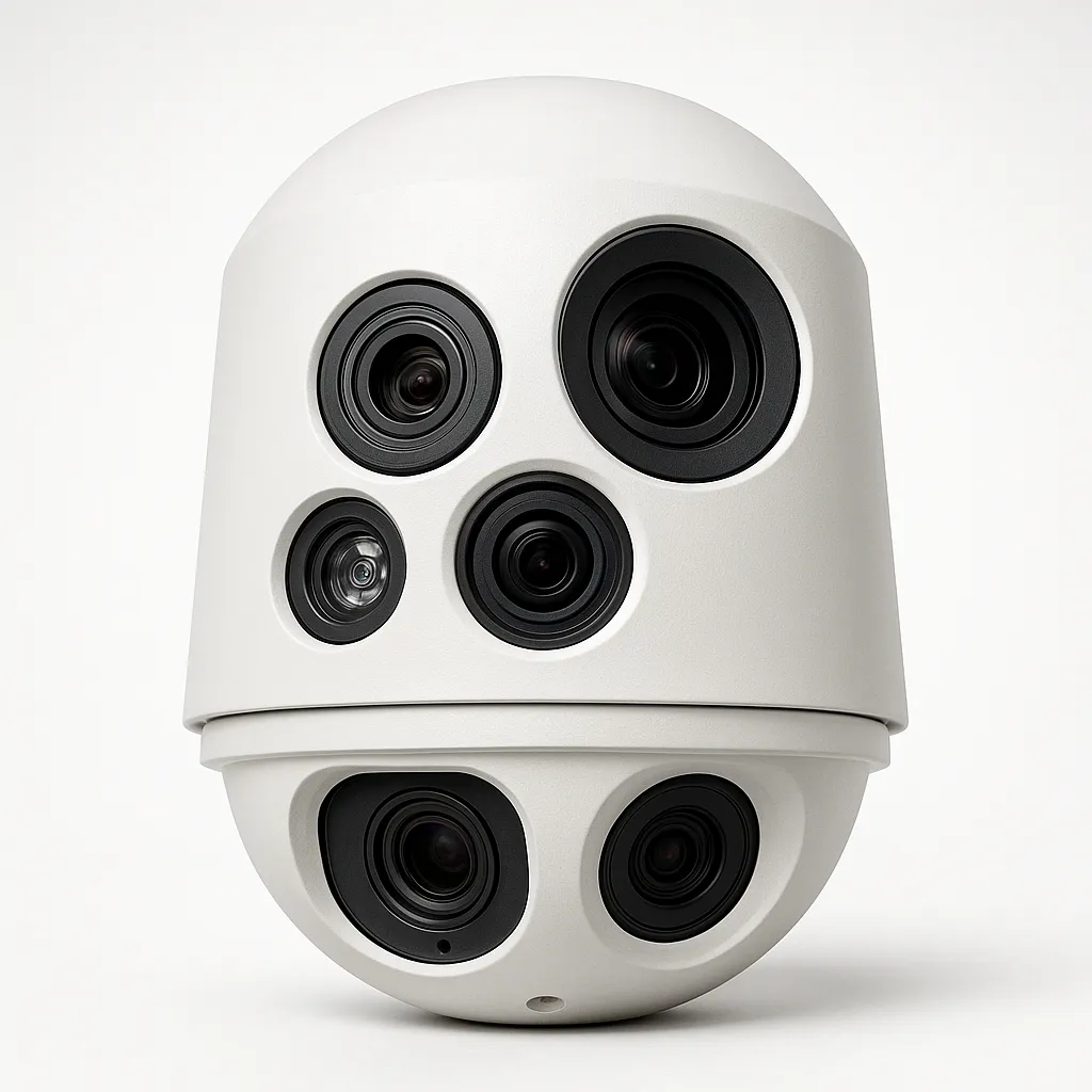 Cameras that combine thermal imaging, optical zoom, and motion detection — offering wide-area coverage and intelligent alerting.