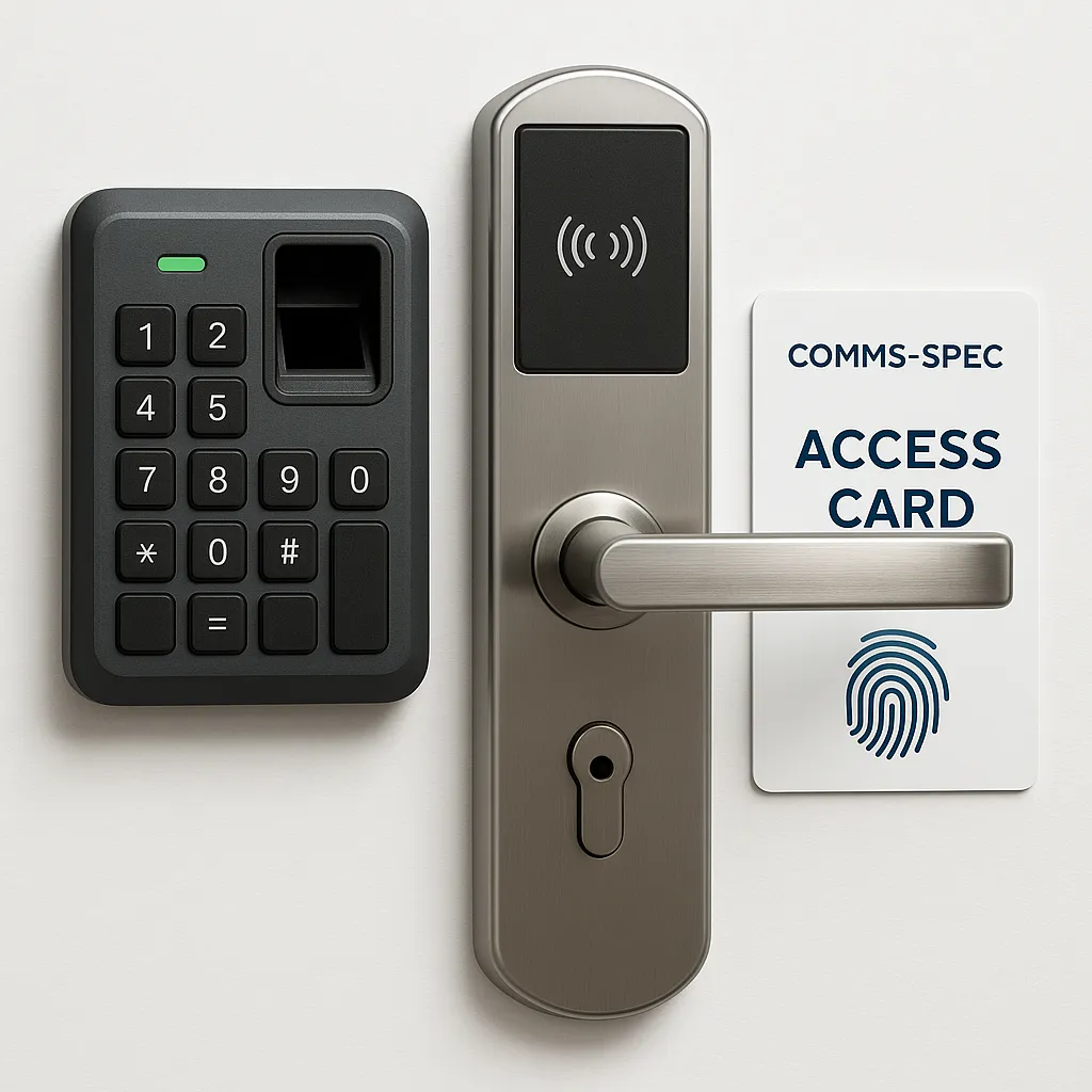 Entry points requiring two or more credentials (e.g., card + fingerprint) to increase security for highly sensitive compartments.