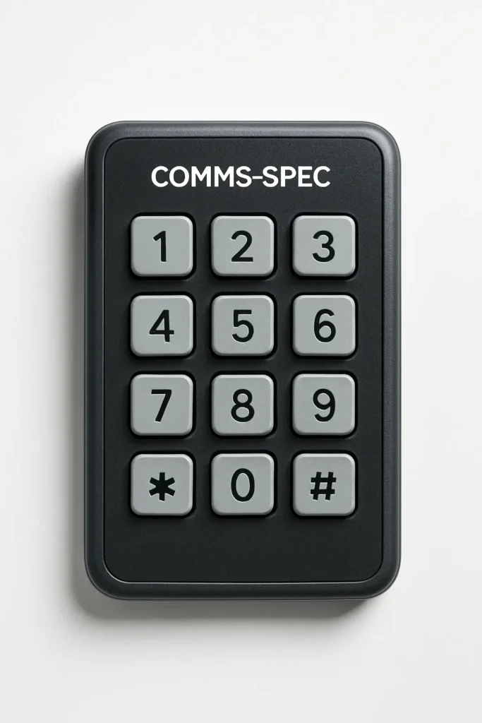 Simple, secure numeric keypads for areas requiring quick access without the need for physical credentials.