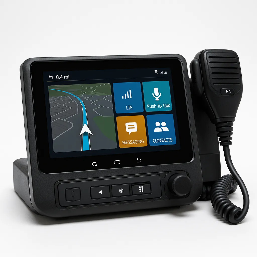 In-vehicle systems that combine LTE/5G comms, GPS, and secure voice for patrol, emergency response, or mobile command centers.