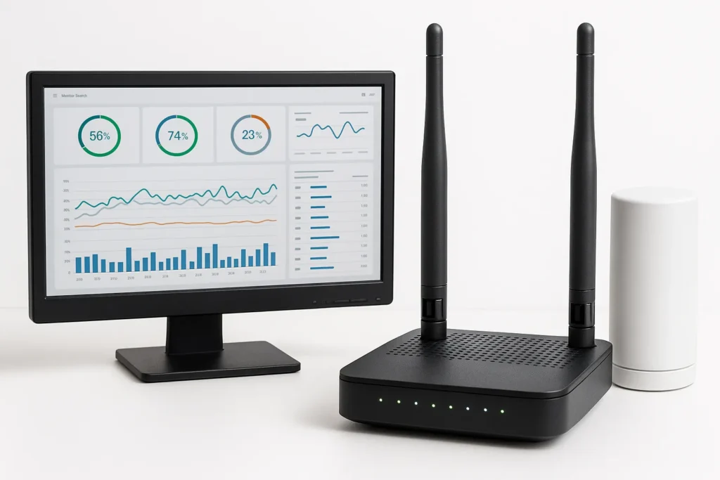 Platforms that provide real-time visibility into Wi-Fi health, user activity, and security threats, helping ensure optimal performance.