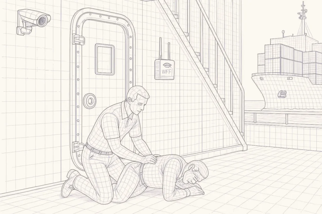 Commercial Marine Security Panic Alarm