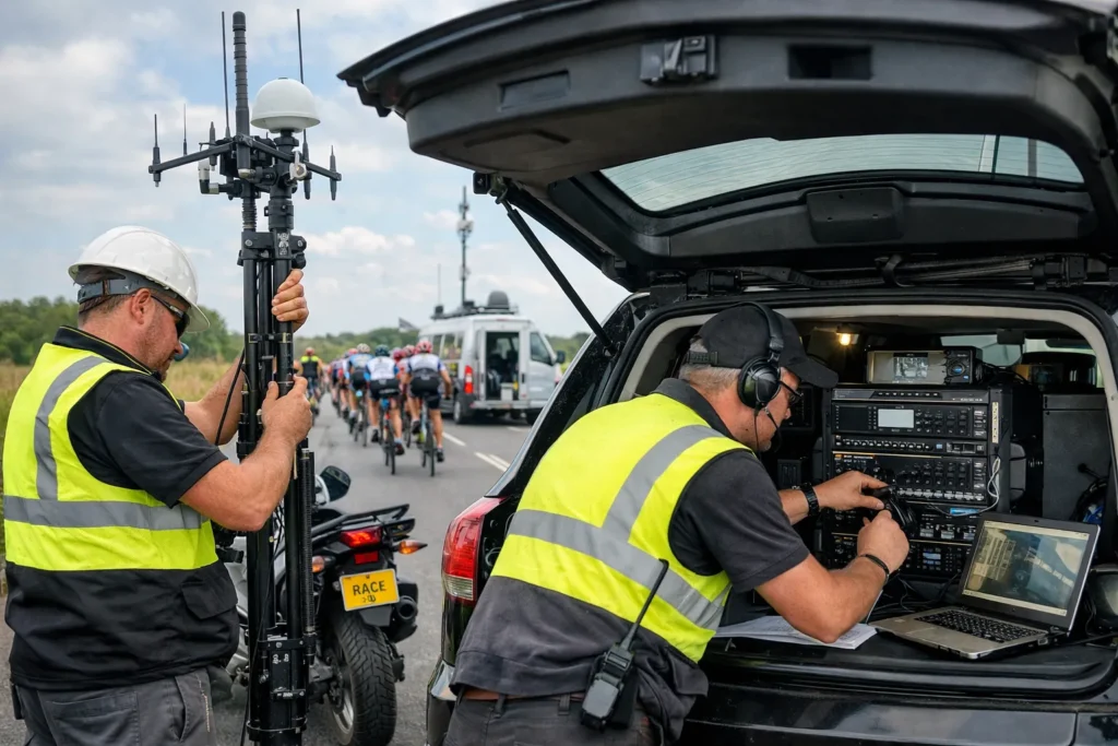 Cycle Race Convoy Communications