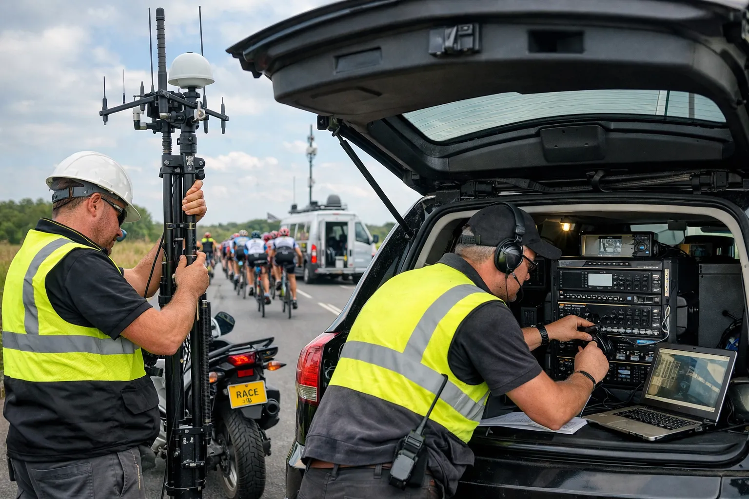 Cycle Race Convoy Communications