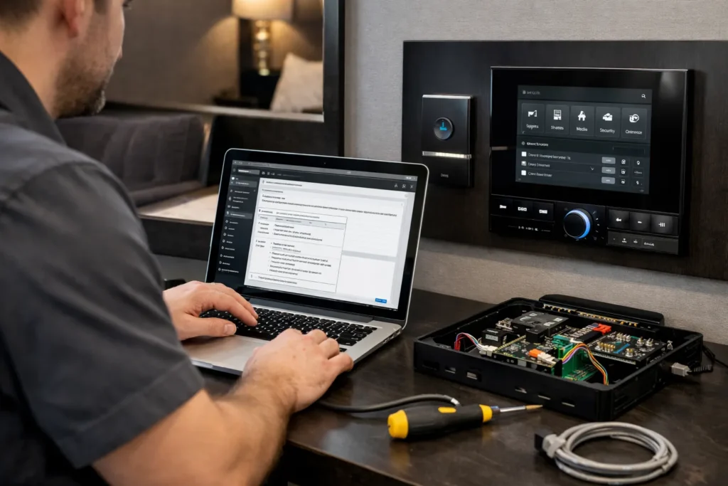 GUEST SERVICE CALL BUTTON SET UP